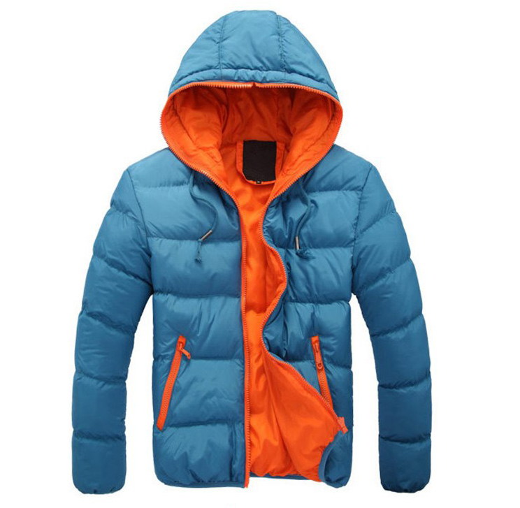 puffer jacket sky blue