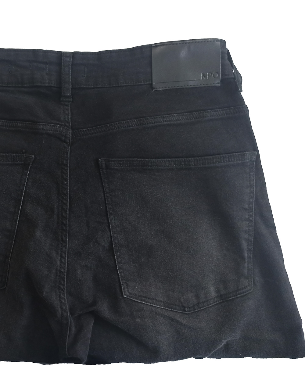 NPO Slim Fit Black Sustainable Stretchable Denim Pants - House Of Calibre