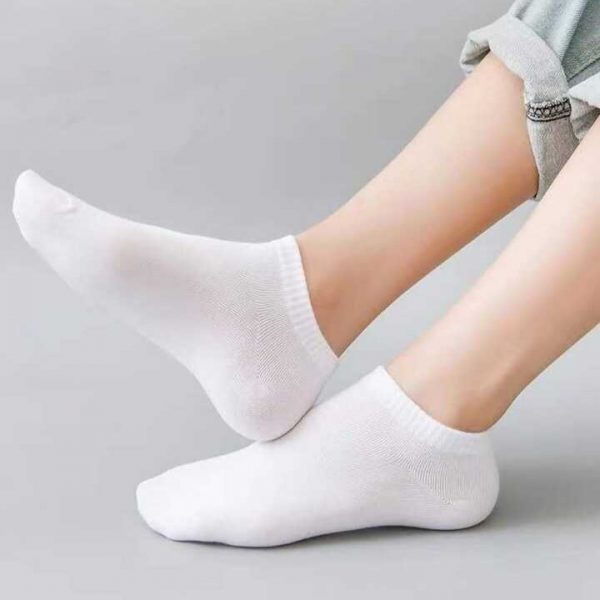 Ankle Low Cut Mozzay White Socks